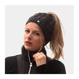 FLAGS & CUP - Bonnet femme Roa caviar lurex