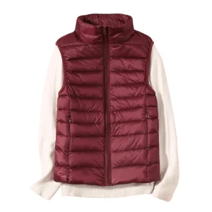 Gilet Sans Manche Bordeaux