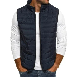 Gilet Sans Manche Homme Bleu Marine
