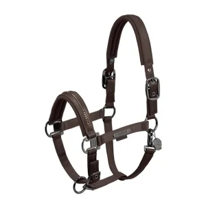 ESKADRON - Licol Doublepin glossy crystal Platinum choco