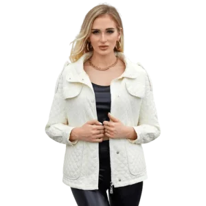 Manteau Matelassé Léger Femme