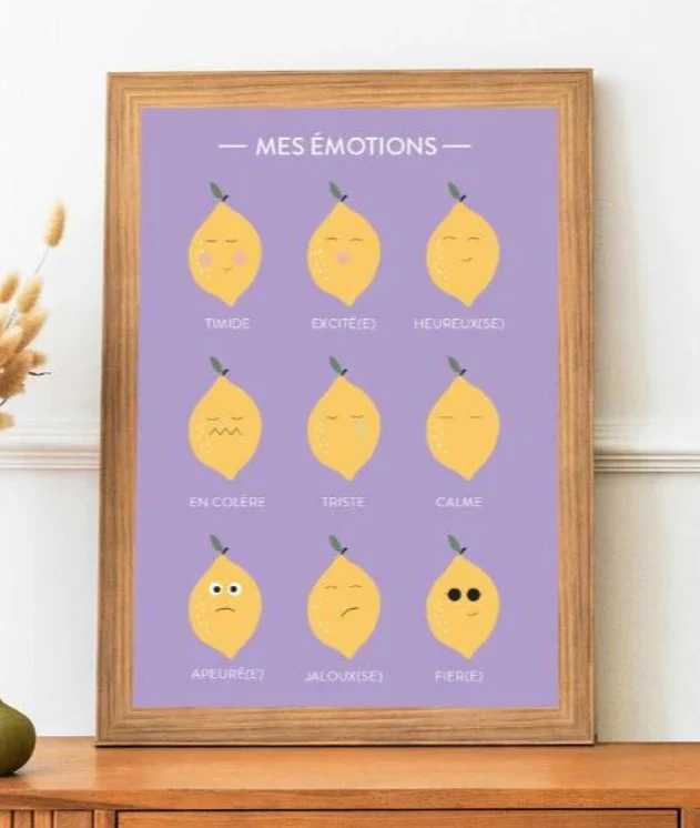 Affiche A3 | Les Emotions Citrons