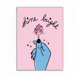 Affiche A5 | Shine Bright
