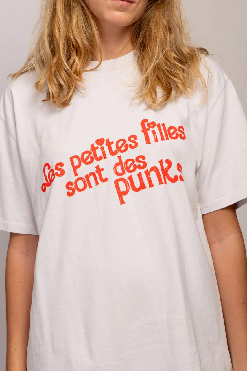 T-shirt oversize KELLY "Les petites filles sont des Punks" – Image 3