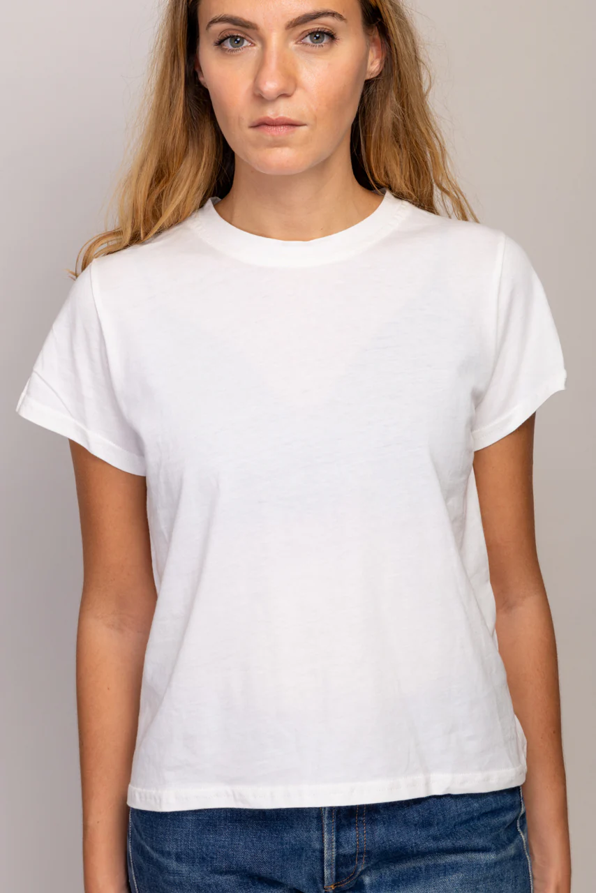 Tee-shirt LUCIE uni Blanc
