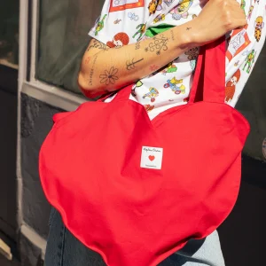 Tote bag COEUR rouge