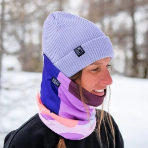 TOUR DE COU BLOCK MAUVE