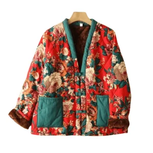 Veste Chinoise Matelassée Femme