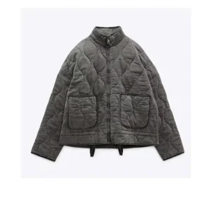 Veste Grise Matelassé