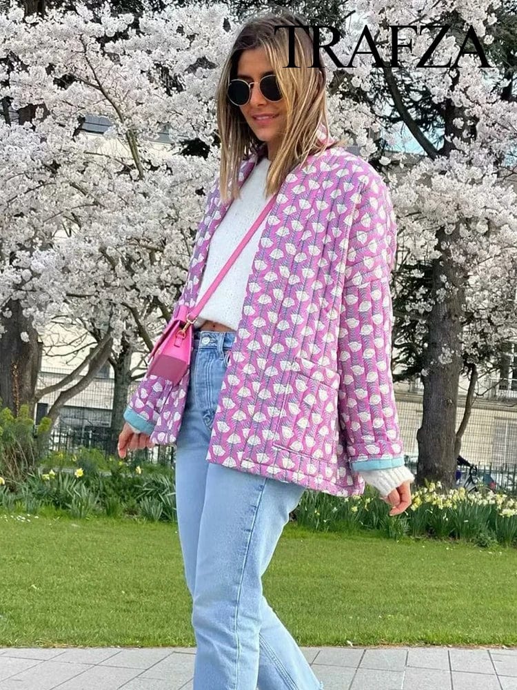 Veste Kimono Rose – Image 2