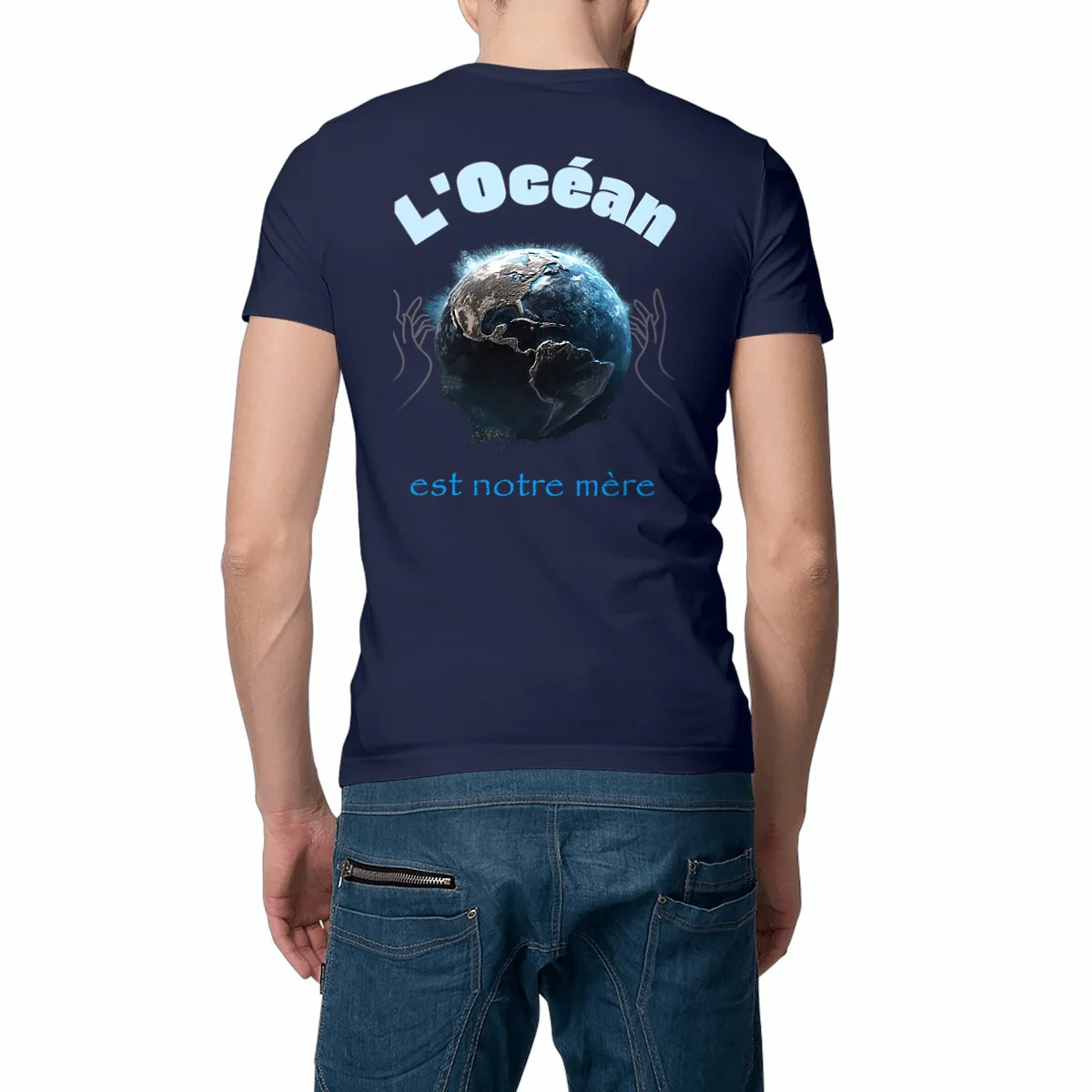 T-shirt Écolo L'Océan est Notre Mère (dos) – Image 2