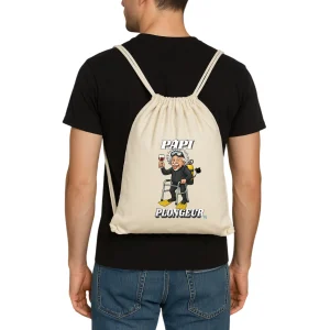 Sac à dos à cordelettes recyclé PAPI plongeur