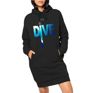 robe sweat à capuche MacJos dive fleche plongeuse